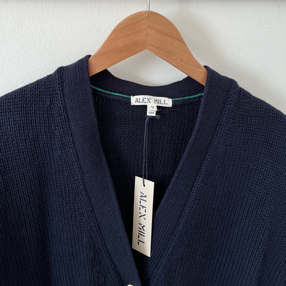 Alex Mill Emma Cardigan Navy - Picture 6 of 12